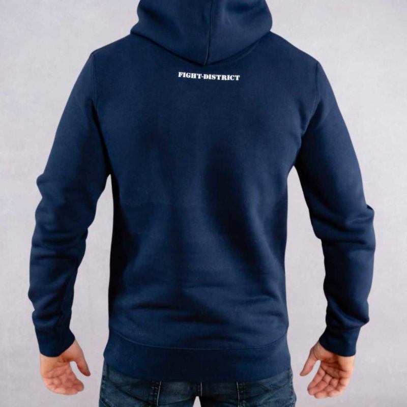 Hoodie Navy Regular Flag Blanc – Image 2