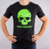T-shirt Regular Black Cabal Skull Green