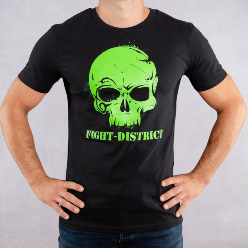 Black and Green Cabal Skull Regular T-shirt