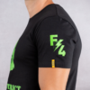 T-shirt Regular Black Cabal Skull Green - Image 3