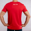 T-shirt Regular Red Cabal Skull White - Image 2