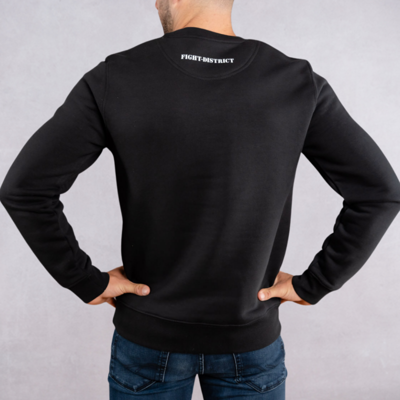 Black and White Laurier Regular Sweatshirt - Image 2