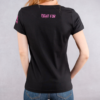 T-shirt Noir Slim Cabal Skull Rose – Image 2