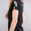 T-shirt Slim Black Cabal Skull White - Image 3