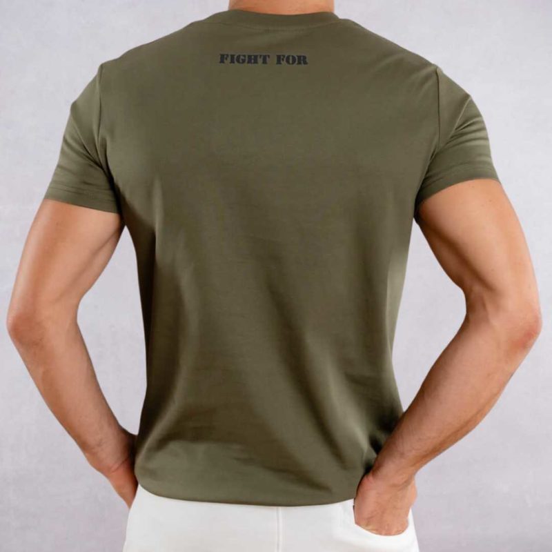 Khaki and Black The Original Regular T-shirt - Image 2