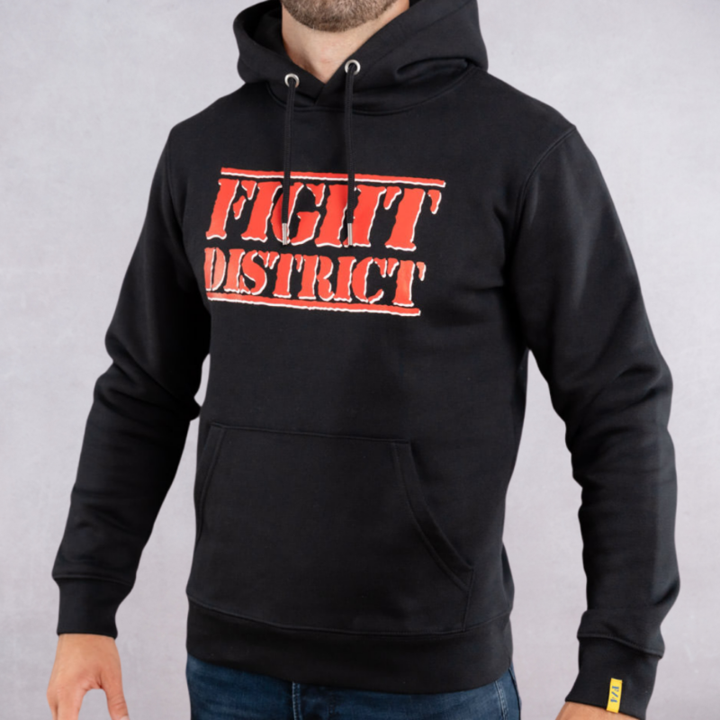 Black and Red The Original Regular Hoodie