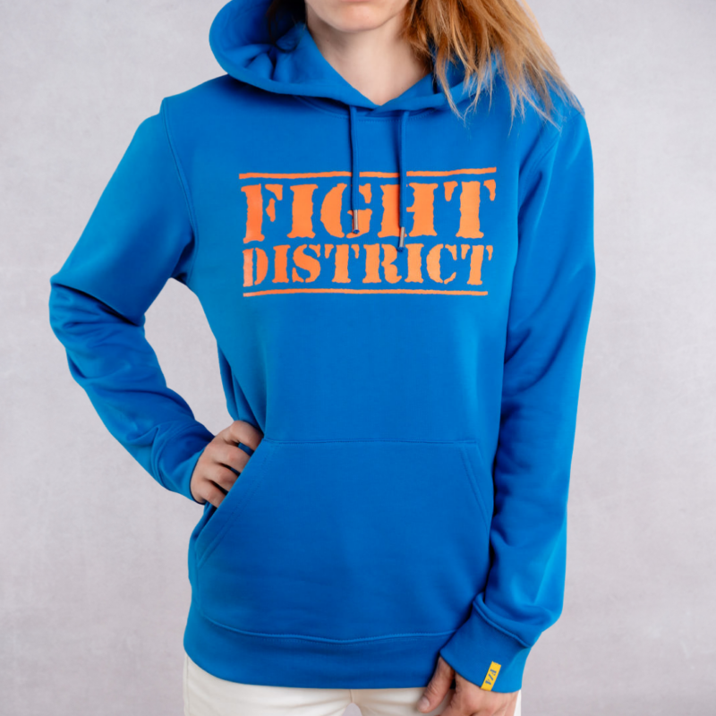 Hoodie Royal Blue Regular The Original Orange