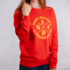 Sweatshirt Red Flag Yellow