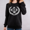 Sweatshirt Noir Regular Laurier Blanc