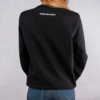 Sweatshirt Noir Regular Laurier Blanc – Image 2