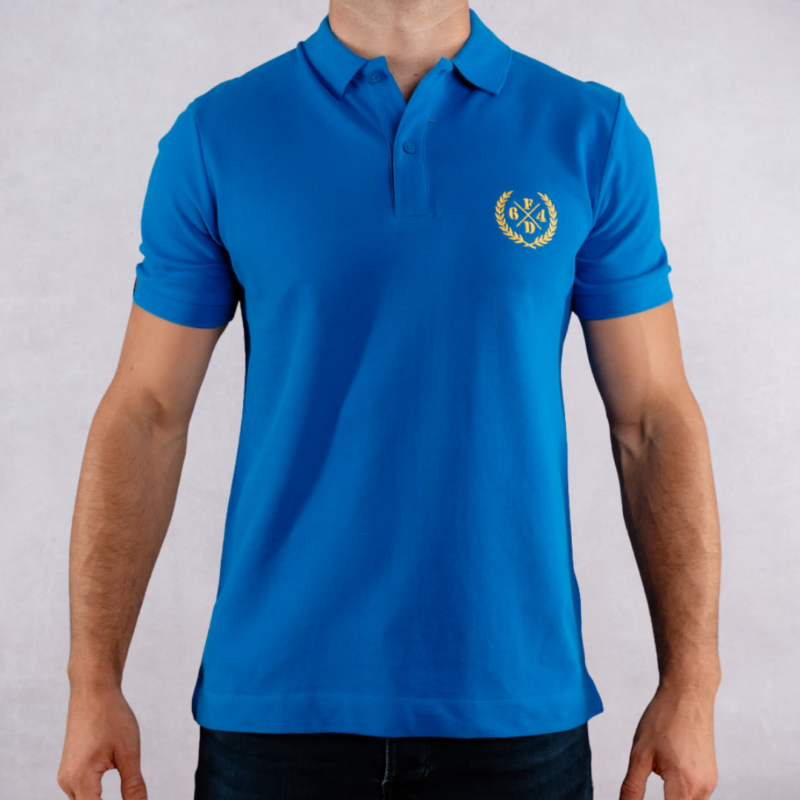 Polo Royal Blue Laurier Jaune