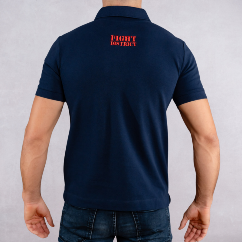 Navy and Red Laurier Polo - Image 2