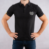 Polo Noir Laurier Blanc