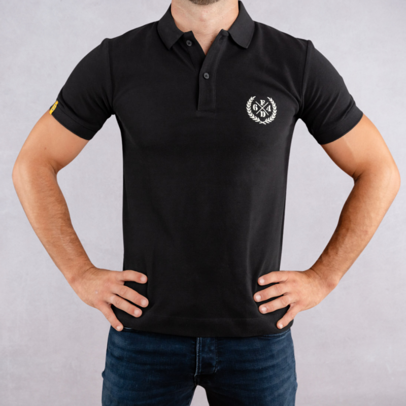 Black and White Laurier Polo