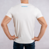 T-shirt Blanc Regular Laurier Bleu/Orange – Image 2