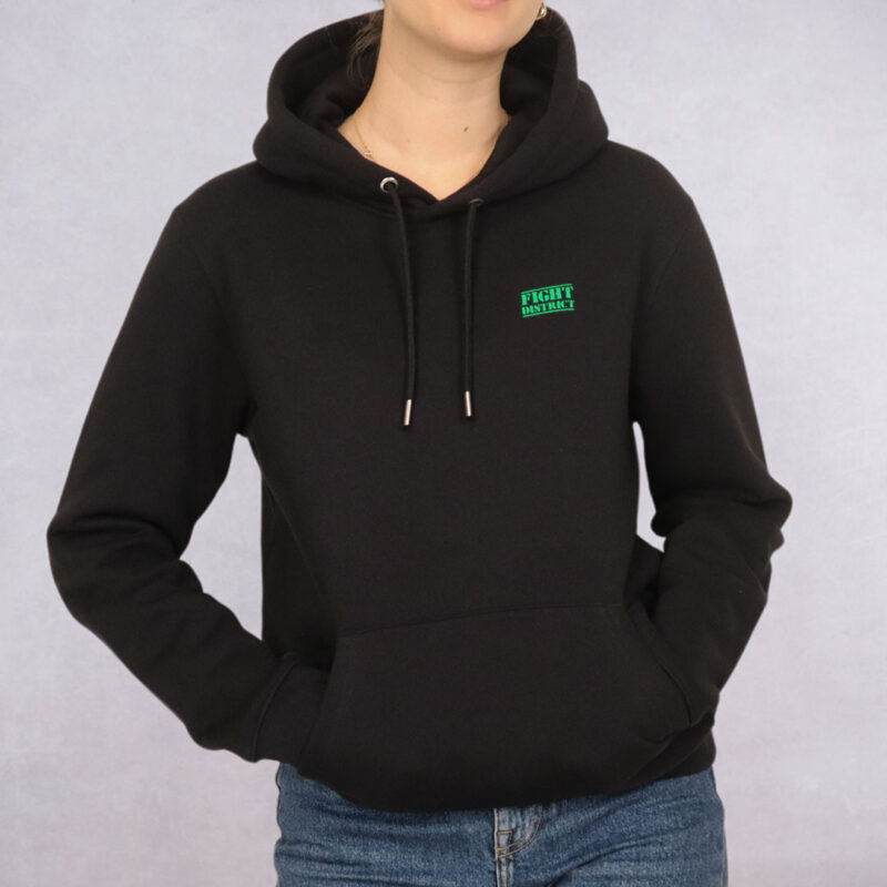 Hoodie Noir The Original Vert Small