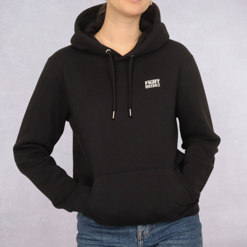 Hoodie Noir The Original Blanc Small