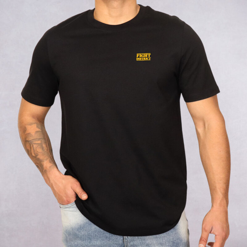 T-shirt Noir CR The Original Jaune Small