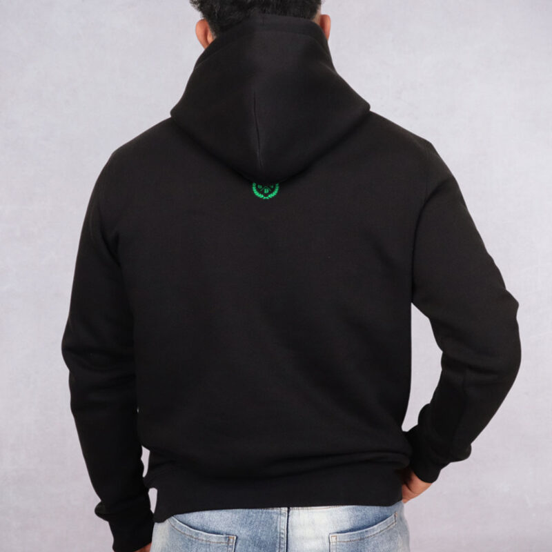 Hoodie Noir The Original Vert Small – Image 2