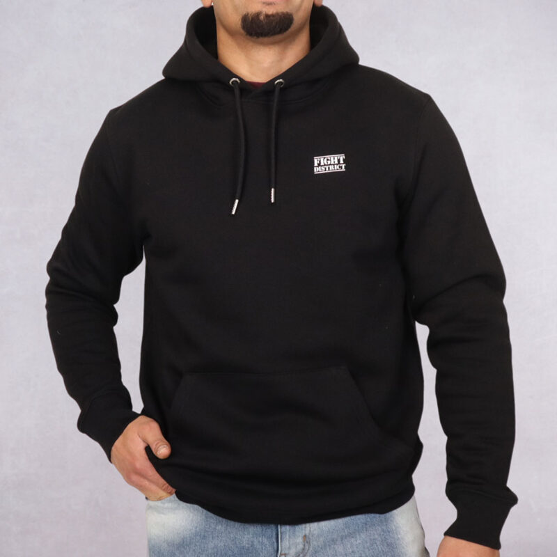 Hoodie Noir The Original Blanc Small